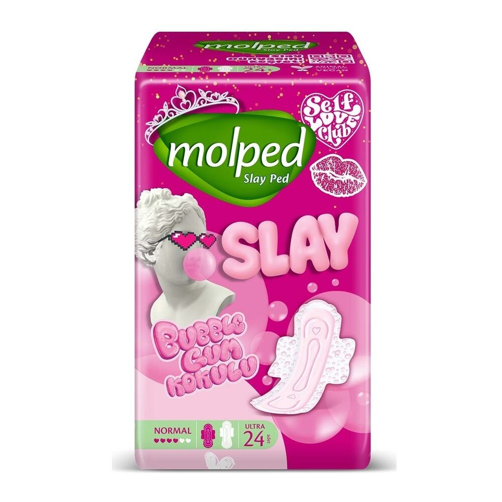 MOLPED SÜPER EKO SLAY 1NORMAL 24'LÜ BUBBLE GUM KOKULU 1*16