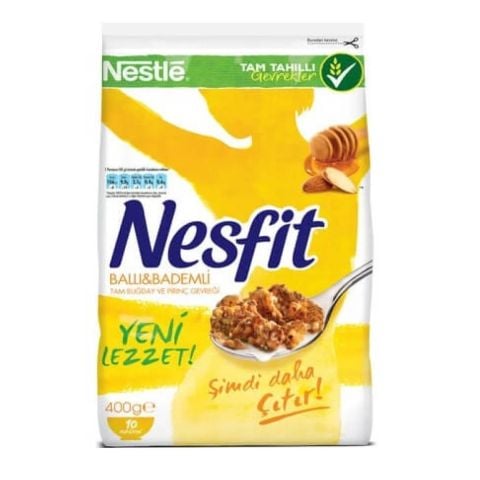 NESTLE KAHV.NESFİT 400GR BAL&BADEM 1*12