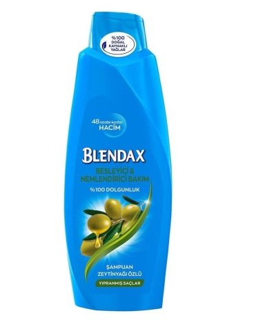BLENDAX ŞAMPUAN 500ML ZEYTİNYAĞLI YIPRANMIŞ SAÇ 1*12