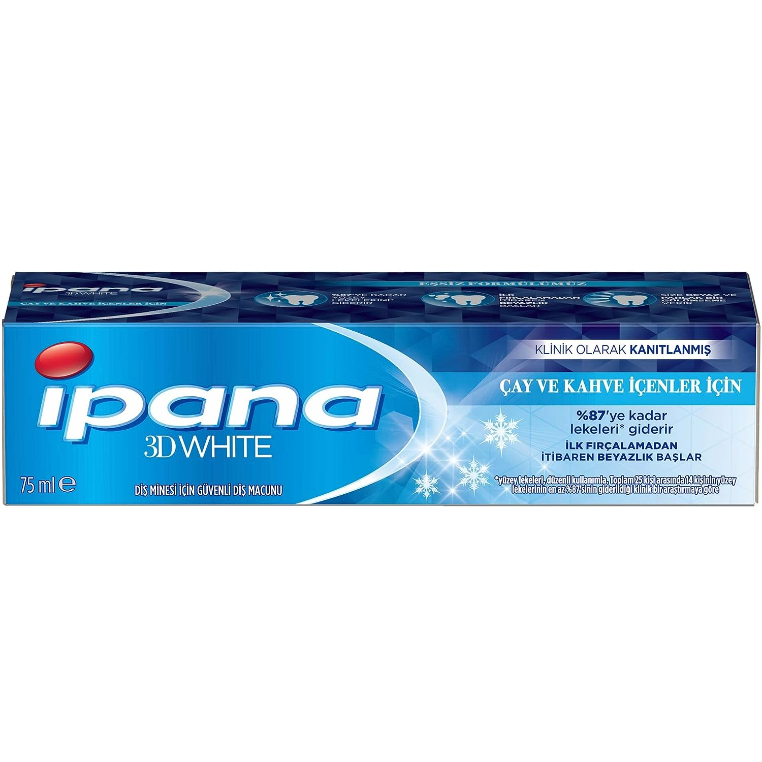 İPANA ÜÇB.75ML ÇAY VE KAHVE İÇENLER %87 LEKE GİDERME 1*12