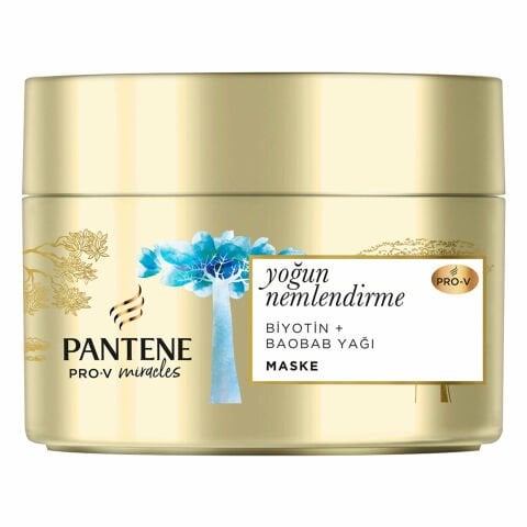 PANTENE SAÇ MASKESİ 160ML NEMLENDİRME BİYOTİN+ BAOBAB YAĞI 1*6