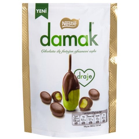 NESTLE Ç.DAMAK 50G DRAJE İNCİ BEYAZ ÇİK. 1*12