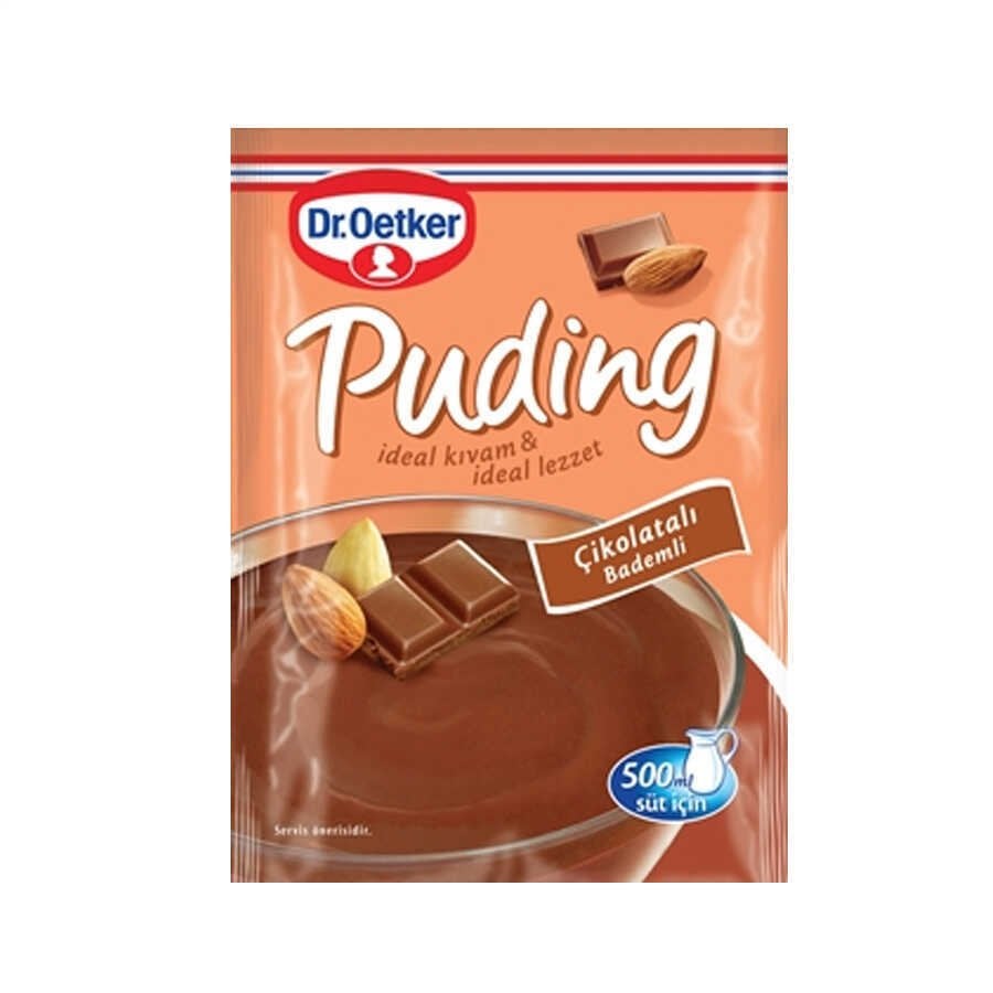 DR.OETKER.PUDİNG ÇİKOLATALI BADEMLİ 104GR 1*2*12