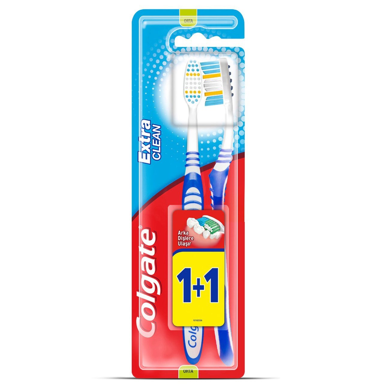 COLGATE DİŞ FIRÇASI EXTRA CLEAN 2Lİ ORTA 1*12