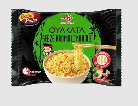 ÜLKER BİZİM OYAKATA NOODLE SEBZE ARM. 75GR 4018-12 1*26