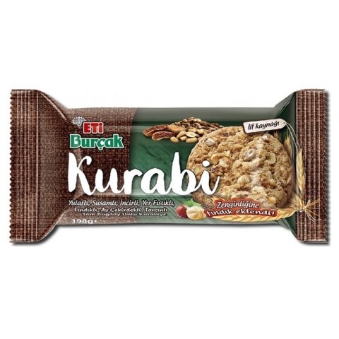 ETİ B.BURÇAK 198GR KURABİ FINDIKLI 1733700 1*12