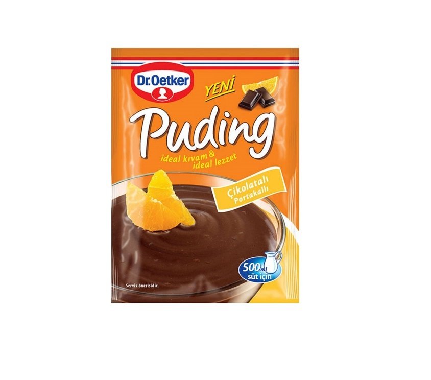 DR.OETKER.PUDİNG ÇİKOLATALI PORTAKALLI 102G 1*2*12