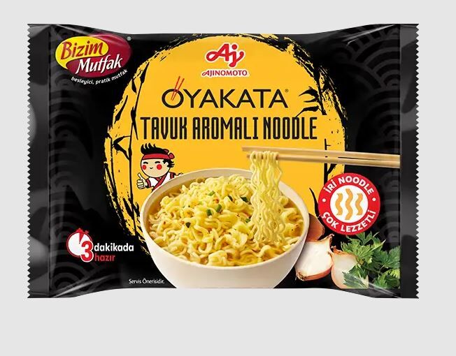ÜLKER BİZİM OYAKATA NOODLE TAVUK ARM. 75GR 4018-10 1*26