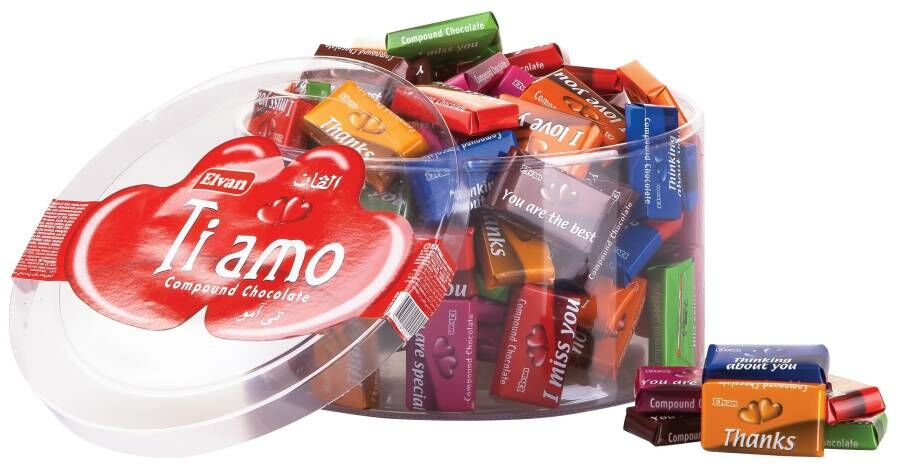 ELVAN B.TİAMO SÜTLÜ KOKOLİN 450G KASE 1*12