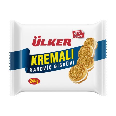 ÜLKER B.KREMALI 4'LÜ 244GR 1099-09 1*11