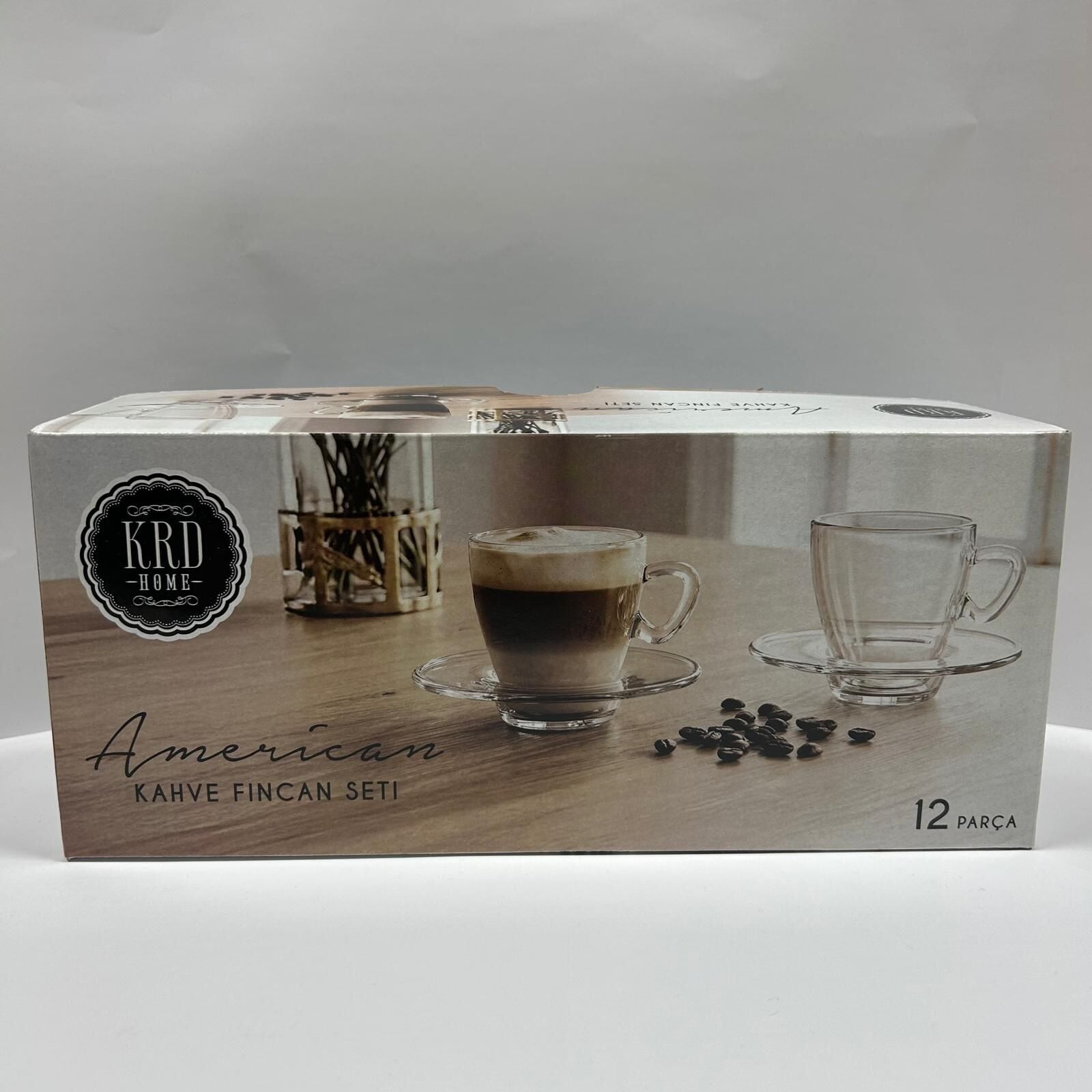KRD HOME KAHVE FİNCAN SETİ 6 LI AMERİCAN 300164 1*6*8