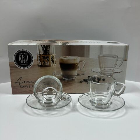 KRD HOME KAHVE FİNCAN SETİ 6 LI AMERİCAN 300164 1*6*8