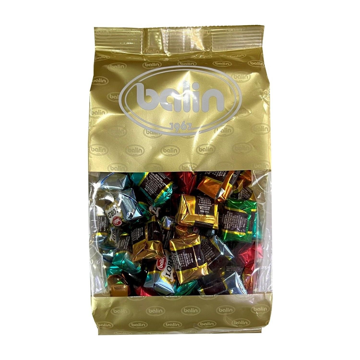 BALİN LORD 500G BİTTER ÇİKOLATA KAPLI FONDAN POŞET 1*12