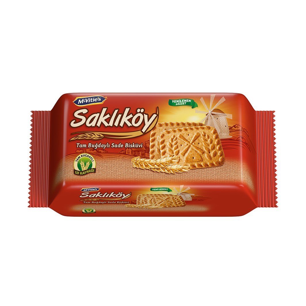 ÜLKER B.SAKLIKÖY TAM BUĞDAY 131GR SADE 870-00 1*24