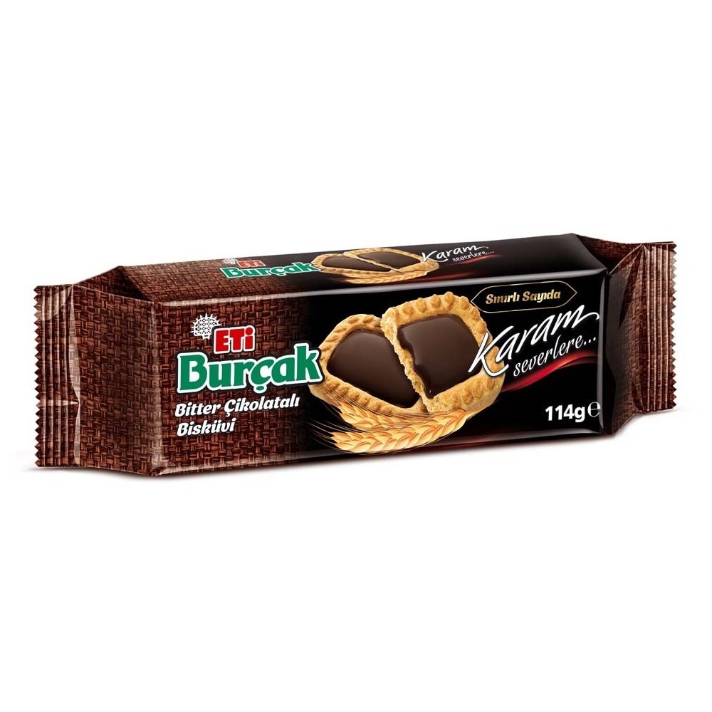 ETİ B.BURÇAK BİTTER ÇİKOLATALI 114GR 12383 1*12