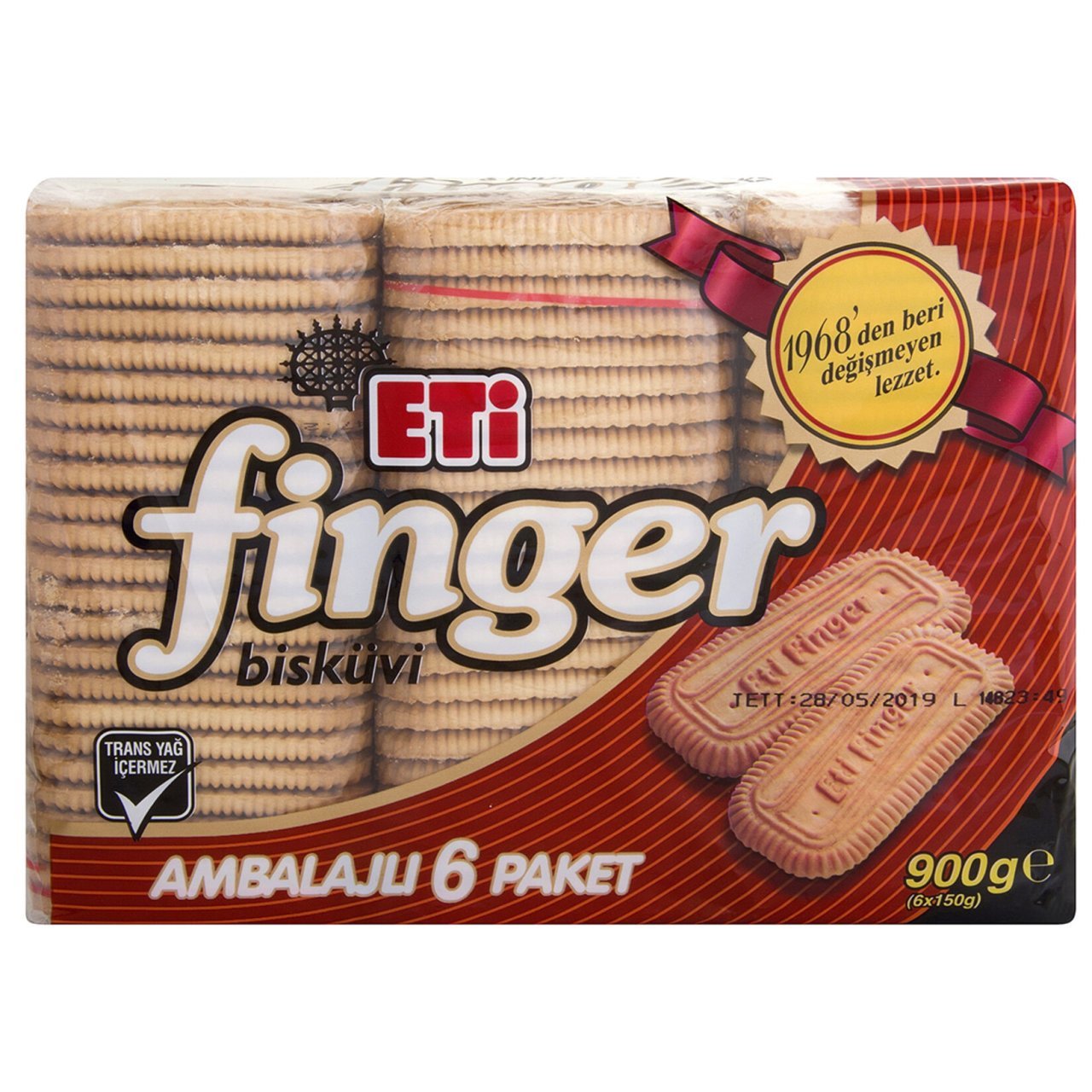 ETİ B.FİNGER BİSKÜVİ 900GR 37102 1*5
