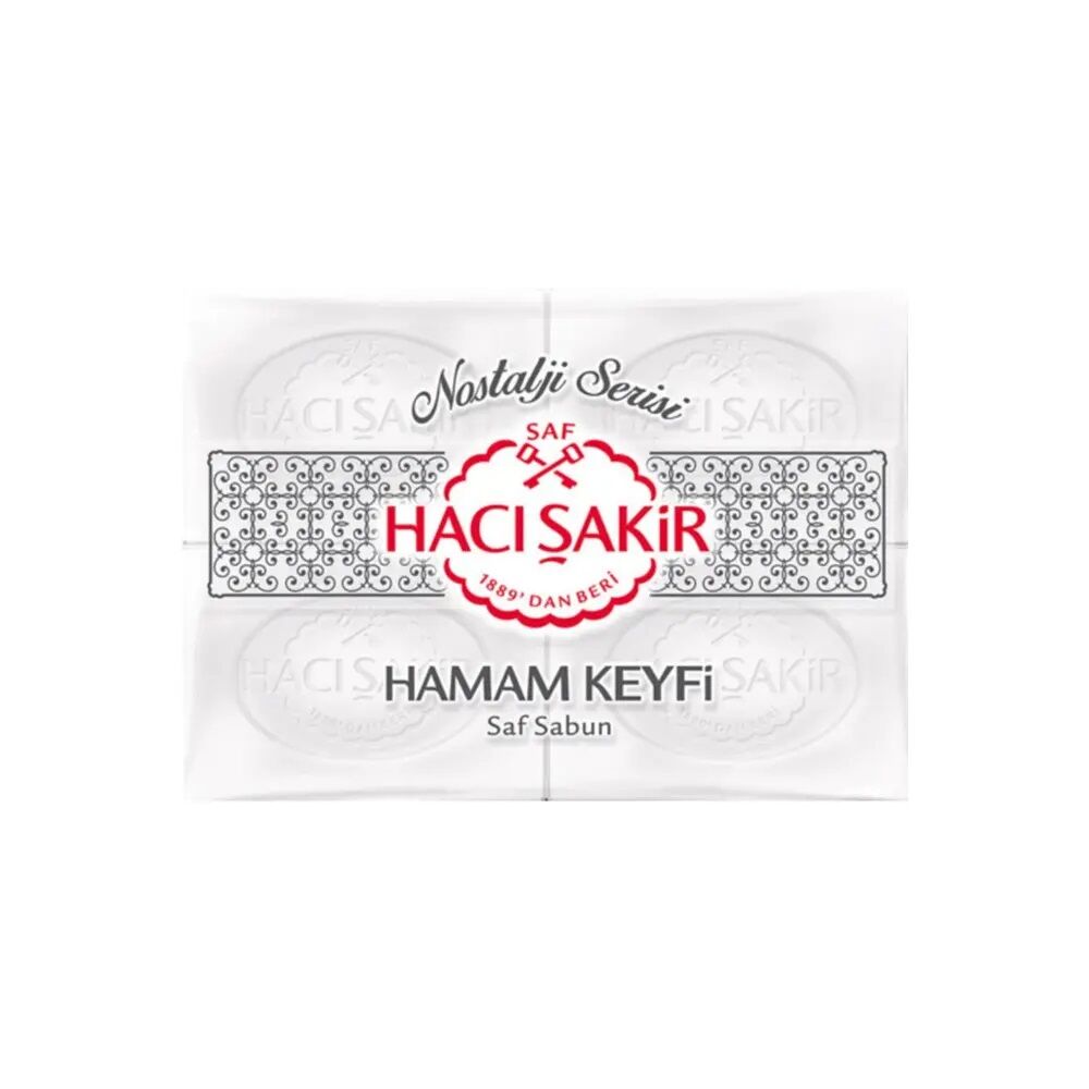 HACI ŞAKİR SABUN 4'LÜ 800G HAMAM KEYFİ (4*200G) 1*14