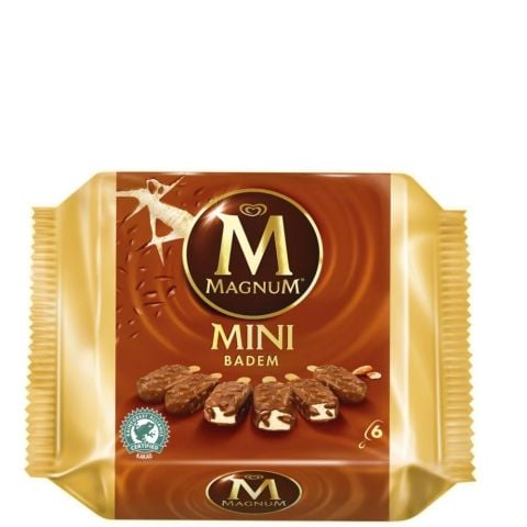 ALGİDA MAGNUM MİNİ 6LI BADEMLİ 330ML 1*4