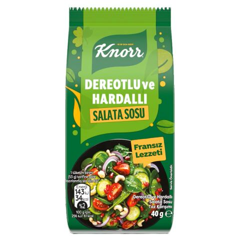 KNORR S. SALATA SOS DEREOTLU VE HARDALLI 40G FRANSIZ 1*14