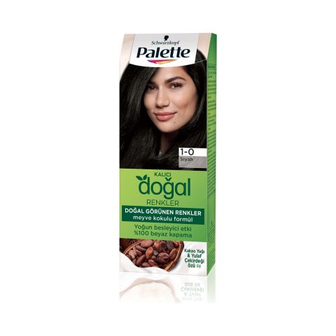 PALETTE DOĞAL RENK 1-0 SİYAH KAKAO YAĞI& YULAF ÇEK.ÖZÜ 1*10