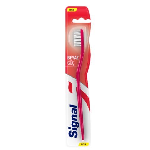 SİGNAL DİŞ FIRÇASI BEYAZ GÜÇ ORTA  DİŞ FIRÇASI 1*12*12