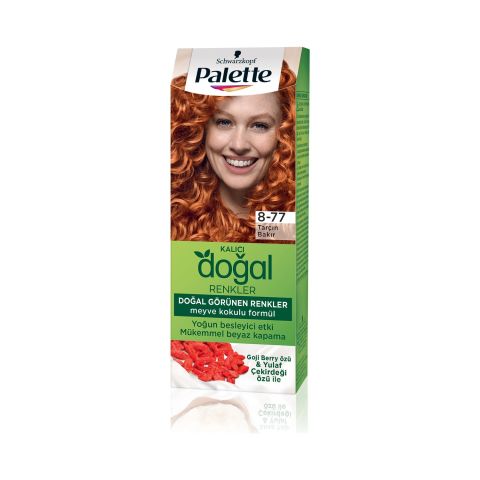 PALETTE DOĞAL RENK 8-77 TARÇIN BAKIR GOJİ BERRY& YULAF ÇEK.ÖZÜ 1*10