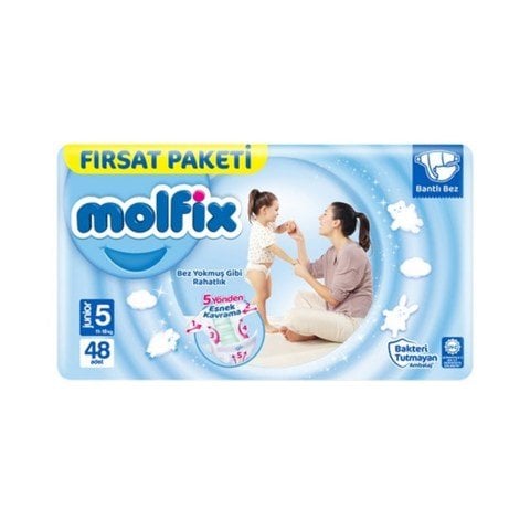 MOLFİX FIRSAT 5JUNİOR 11-18KG 48'Lİ 1*3