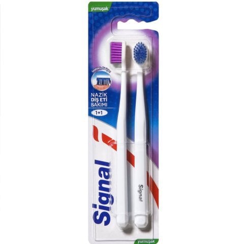 SİGNAL DİŞ FIRÇASI NAZİK DİŞ ETİ BAKIM YUMUŞAK 1+1 1*48