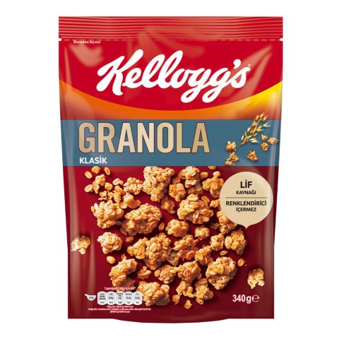 ÜLKER KAHV.KELLOGS GRANOLA KLASİK 340GR 2714-19 1*10