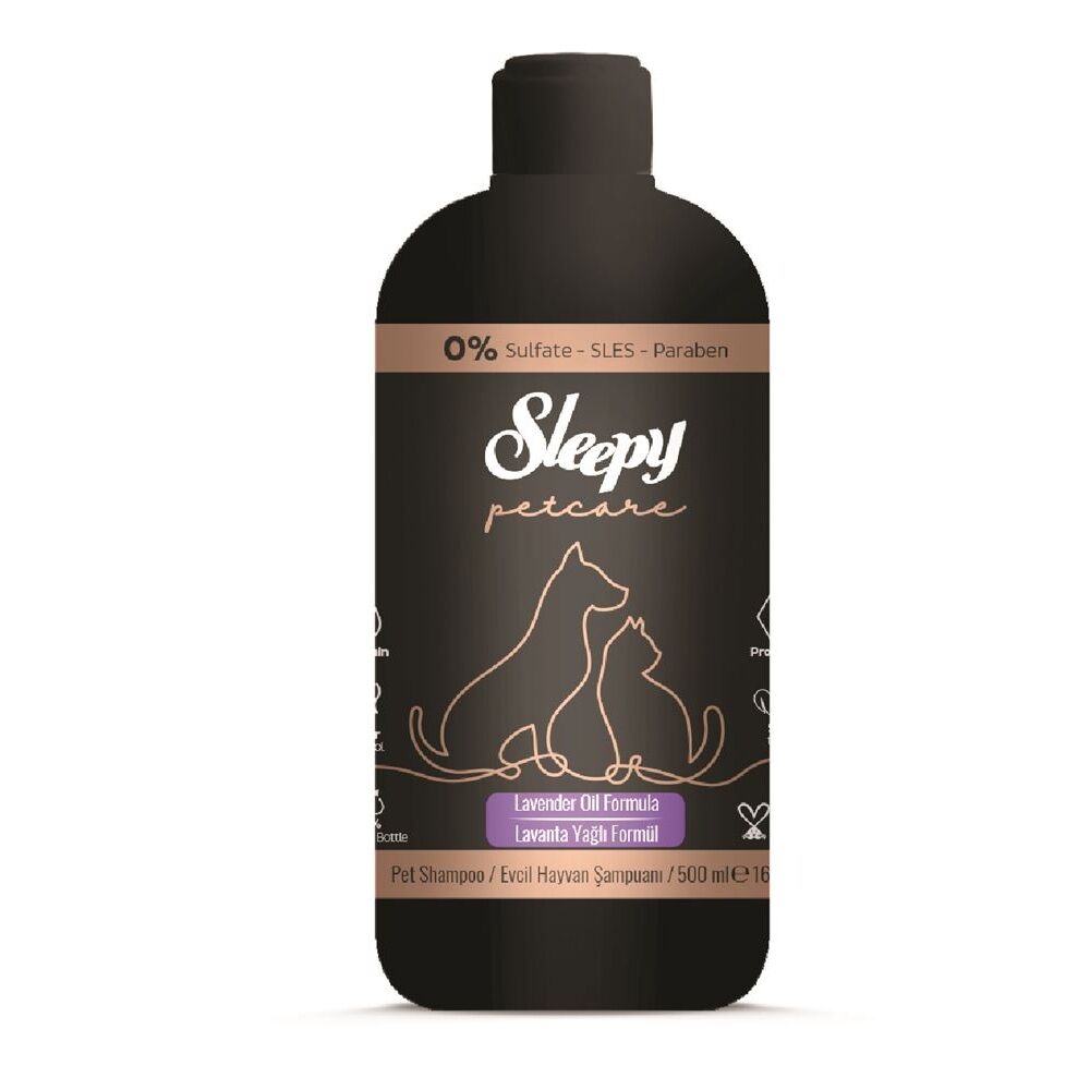 SLEEPY PETCARE ŞAMPUAN 500ML LAVANTA YAĞLI EVCİL HAYVAN 1*12