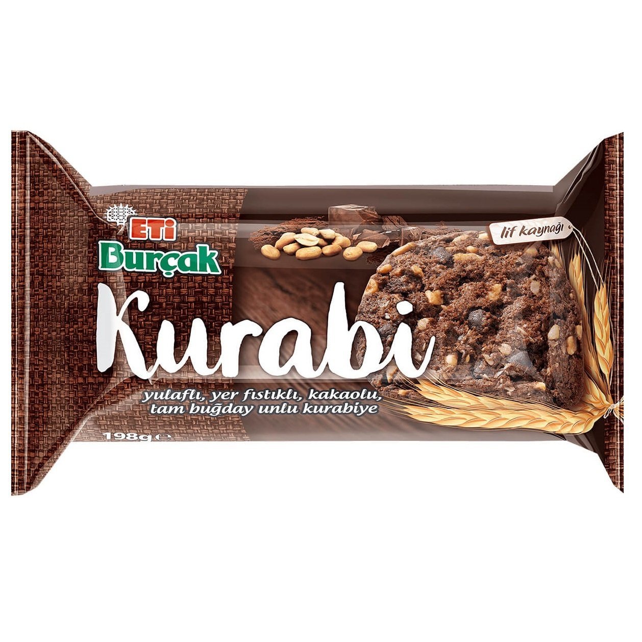 ETİ B.BURÇAK 198GR KURABİ KAKAOLU 1734600 1*12