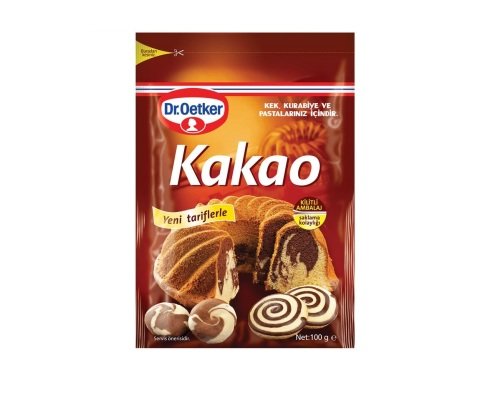 DR.OETKER KAKAO 100GR KİLİTLİ AMBALAJ 1*2*12
