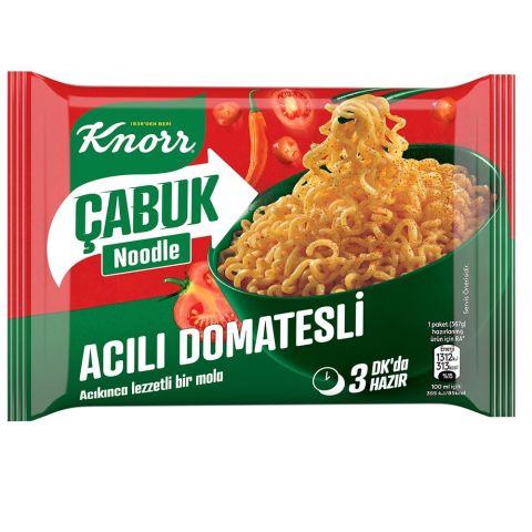 KNORR MAK.NOODLE ACILI DOMATESLİ 67G 1*40