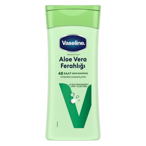 VASELİNE VÜCUT LOSYONU 200ML ALOE VERA FERAHLIĞI 48 SAAT 1*6