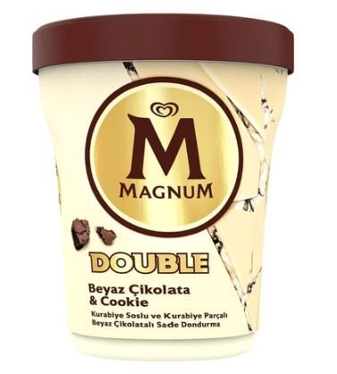 ALGİDA MAGNUM CUP WHİTE COOKİES 440ML 1*8