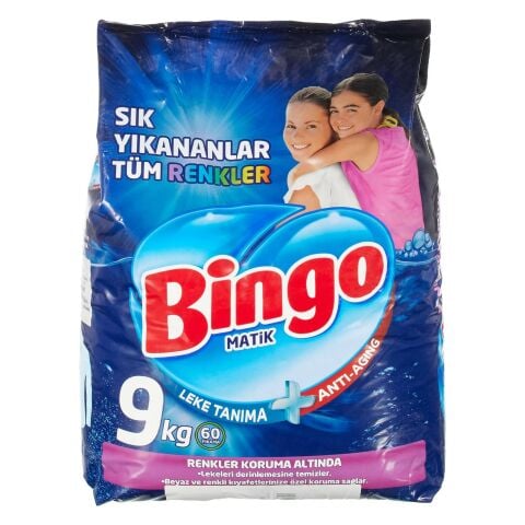 BİNGO M.9KG SIK YIKANANLAR TÜM RENKLER ( PALET: 72AD. ) 1*1