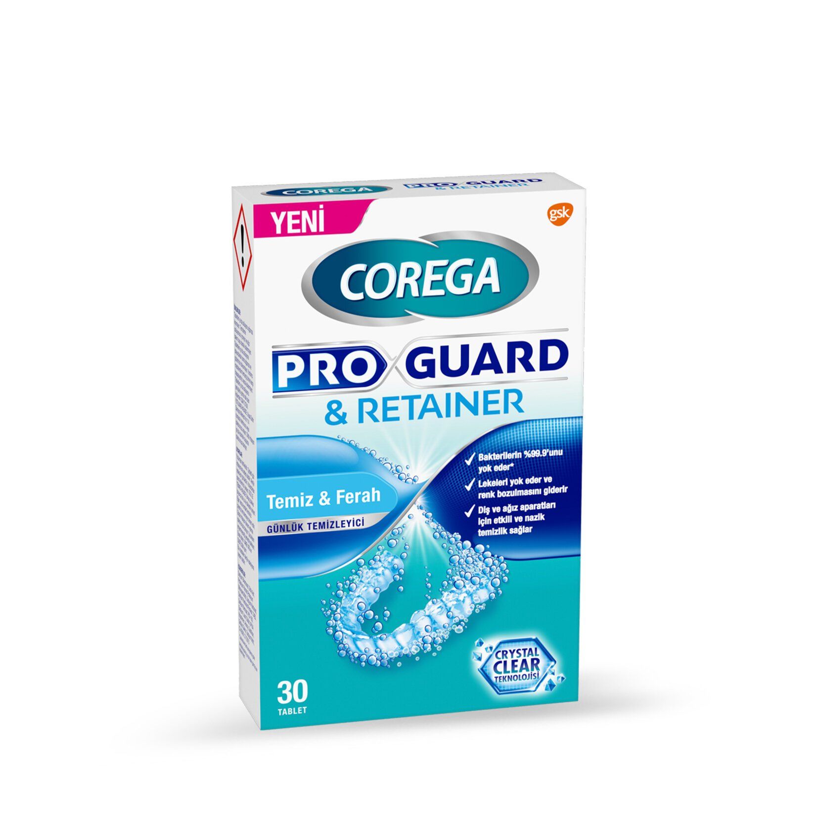 SENSODYNE COREGA TABLET 30'LU TEMİZ& FERAH PRO 1*12
