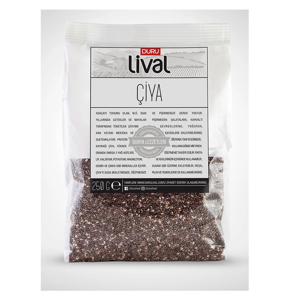 DURU BAK.LİVAL 250G ÇİYA 1*8