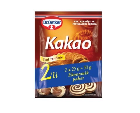 DR.OETKER KAKAO 2Lİ PAKET 25+25GR 2*12