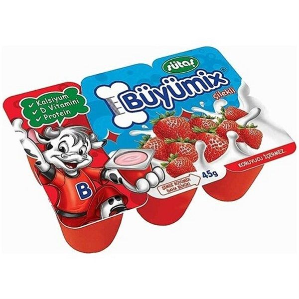 SÜTAŞ .BÜYÜMİX 6*40GR ÇİLEKLİ