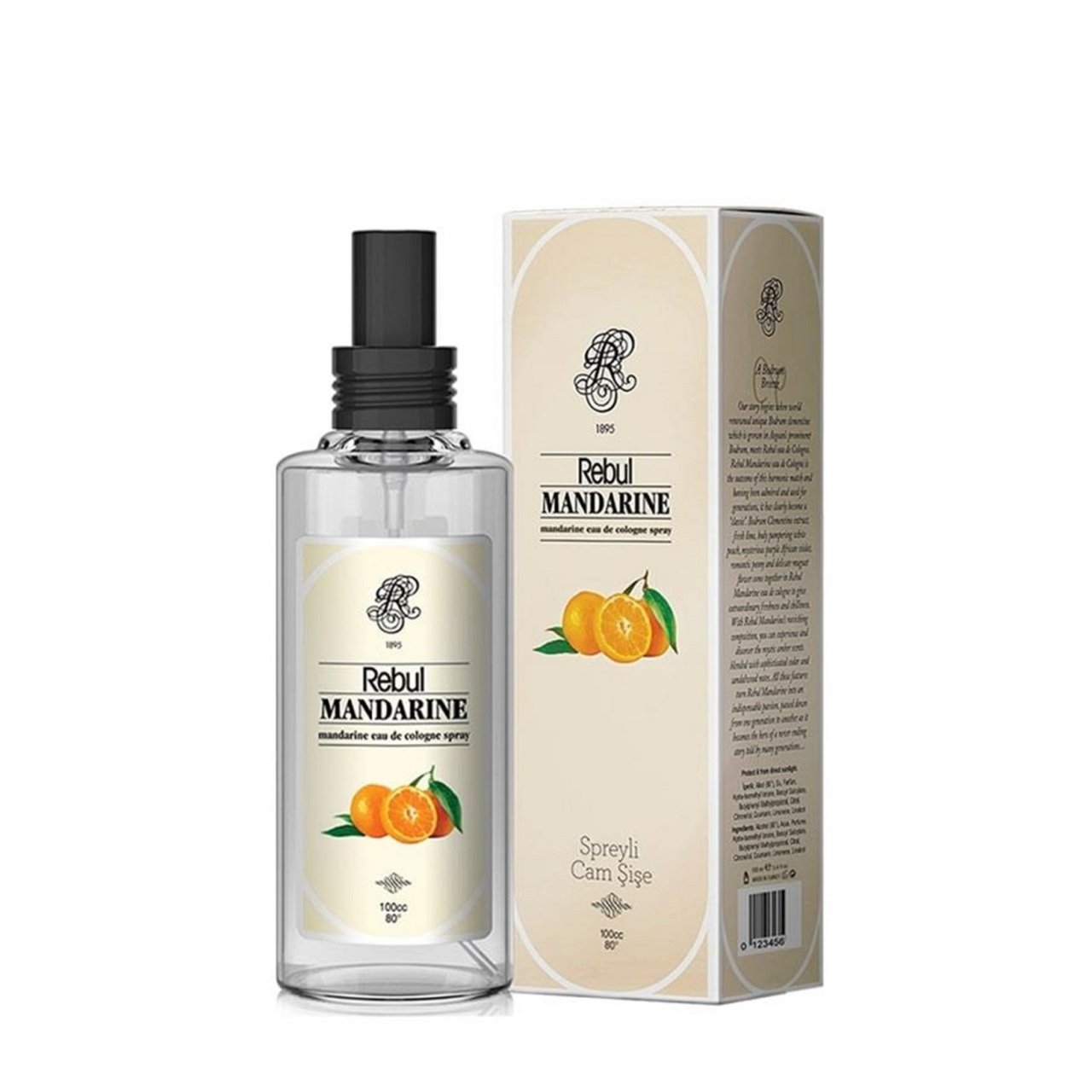 REBUL KOLONYA 100ML MANDALİNA 1*12