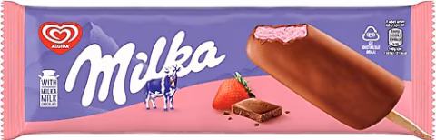 ALGİDA MİLKA ÇİLEK ÇİK.KAPL. 82ML 1*24