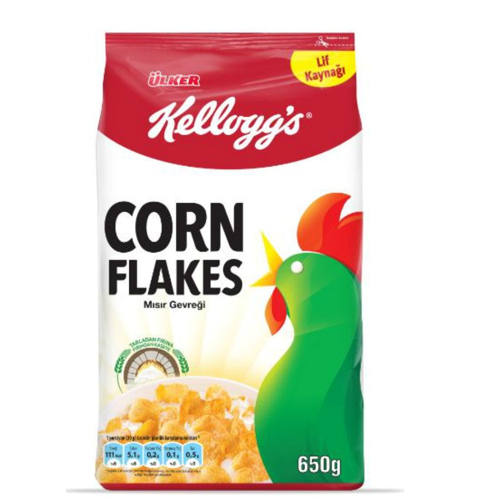ÜLKER KAHV.KELLOGS CORN FLAKES 650GR 2719-09 1*10