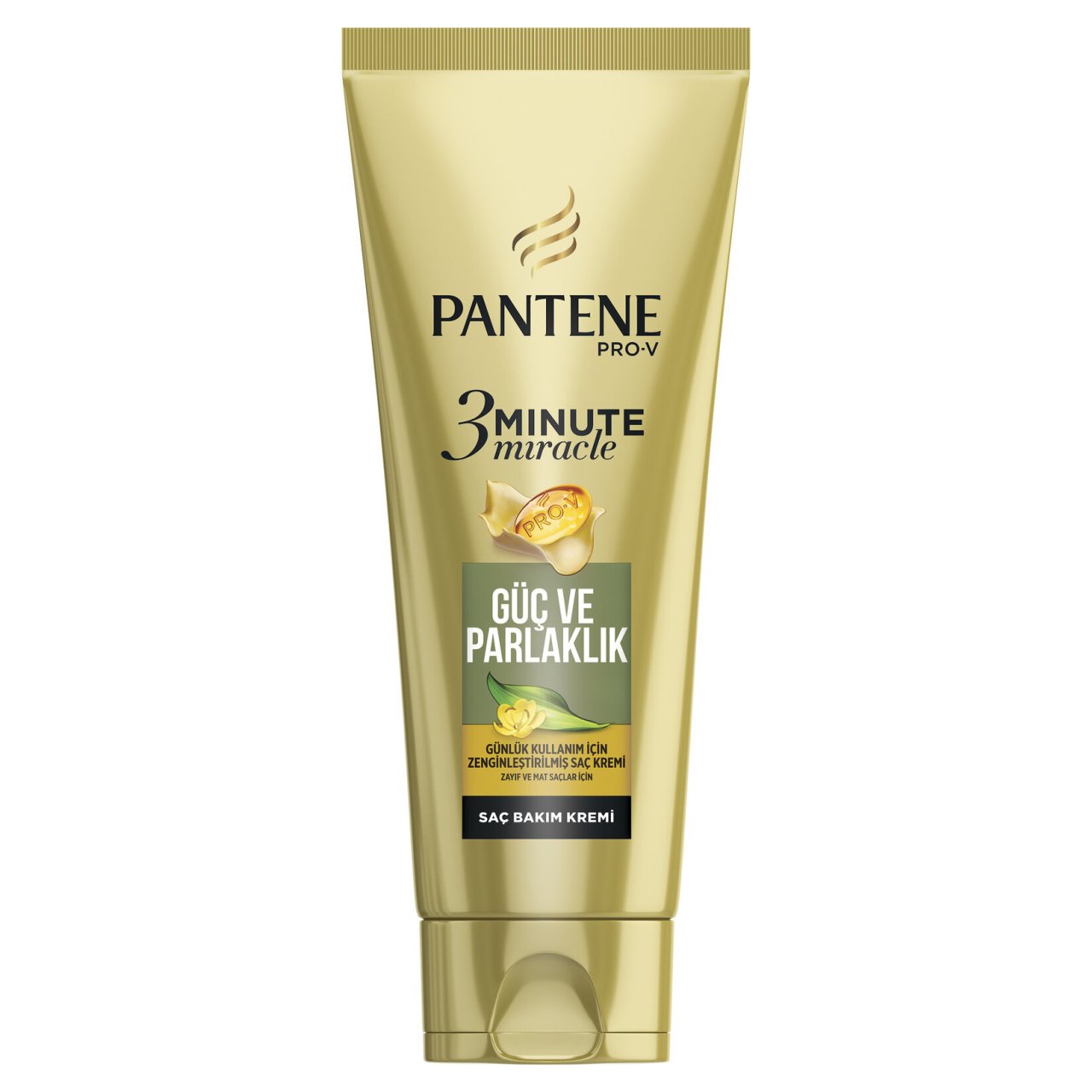 PANTENE SAÇ KREMİ 3MM GÜÇ&PARLAKLIK 200ML KREM 1*6