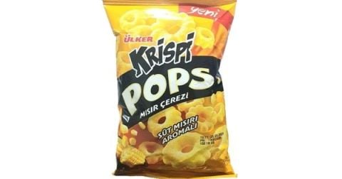 ÜLKER KRİSPİ POPS SÜT MISIRI ÇEREZİ 40GR 1074-01 1*24