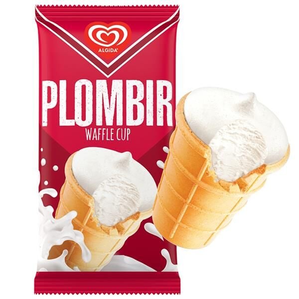 ALGİDA PLOMBİR WAFFLE CUP 120ML 1*38