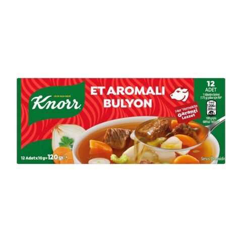 KNORR BULYON 12'Lİ ET SUYU 6LT 120G ( 12AD.X10G ) 1*48