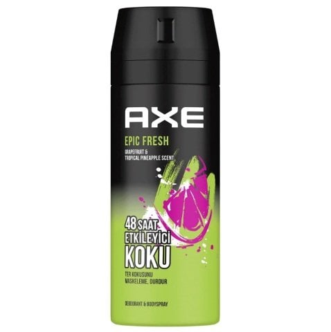 AXE DEO EPIC FRESH 150ML GRAPEFRUIT&TROPICAL 1*24