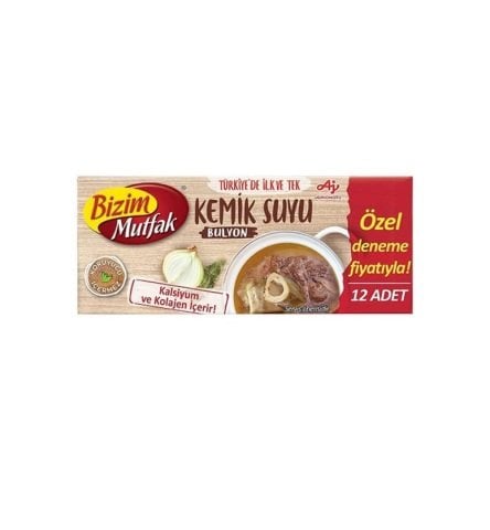 ÜLKER BİZİM B.KEMİKSUYU BULYON 12 TABLET 6467-09 1*4*12