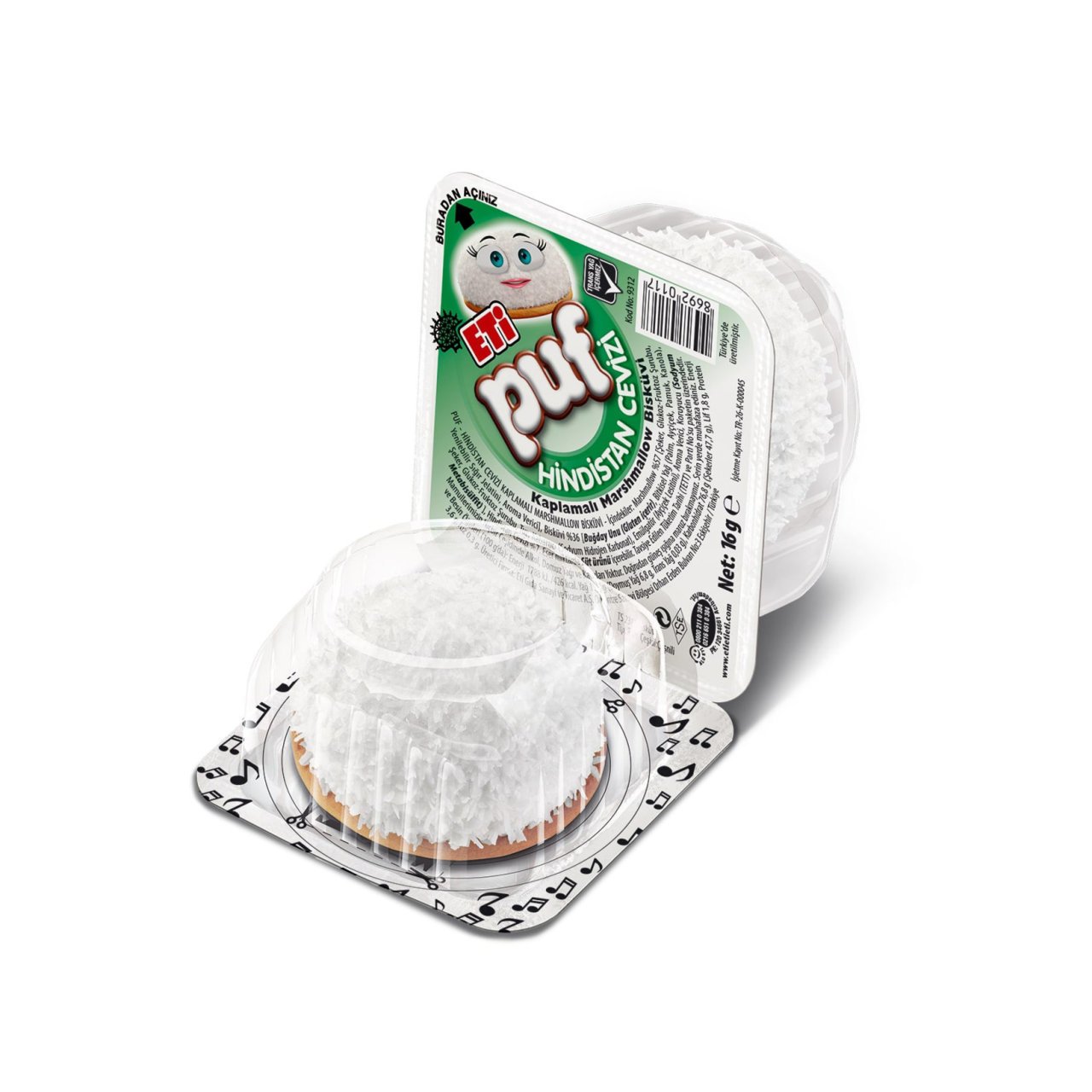 ETİ B.PUF HİNDİSTAN CEVİZLİ 16GR 39312 1*48
